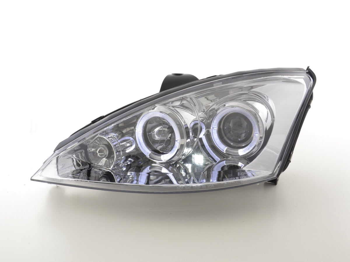 Scheinwerfer Set Ford Focus 98-01 chrom Scheinwerfer Set Ford Focus 98-01 chrom